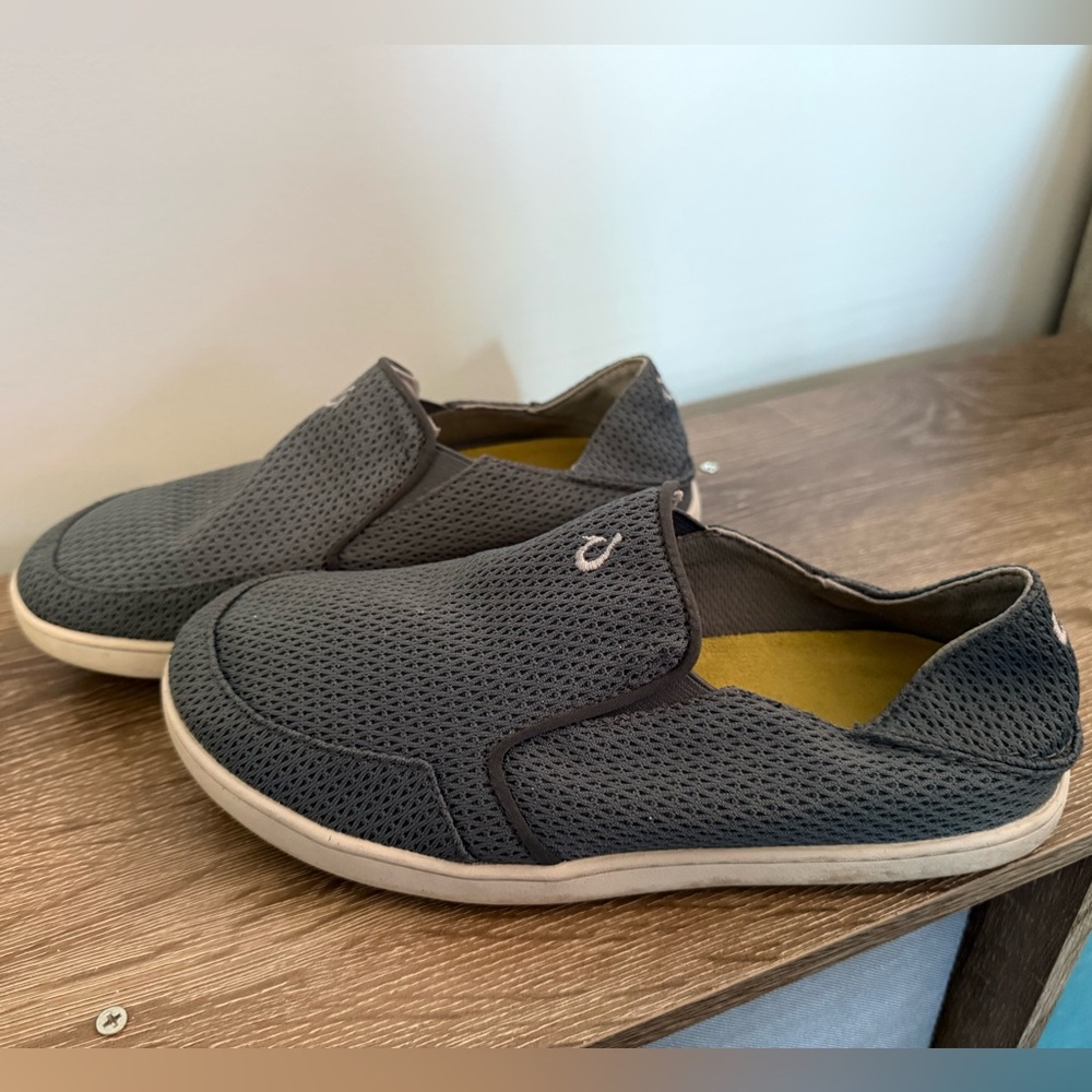 OluKai Nohea Mesh Men’s Slip On Shoes Size 8 Arch Support